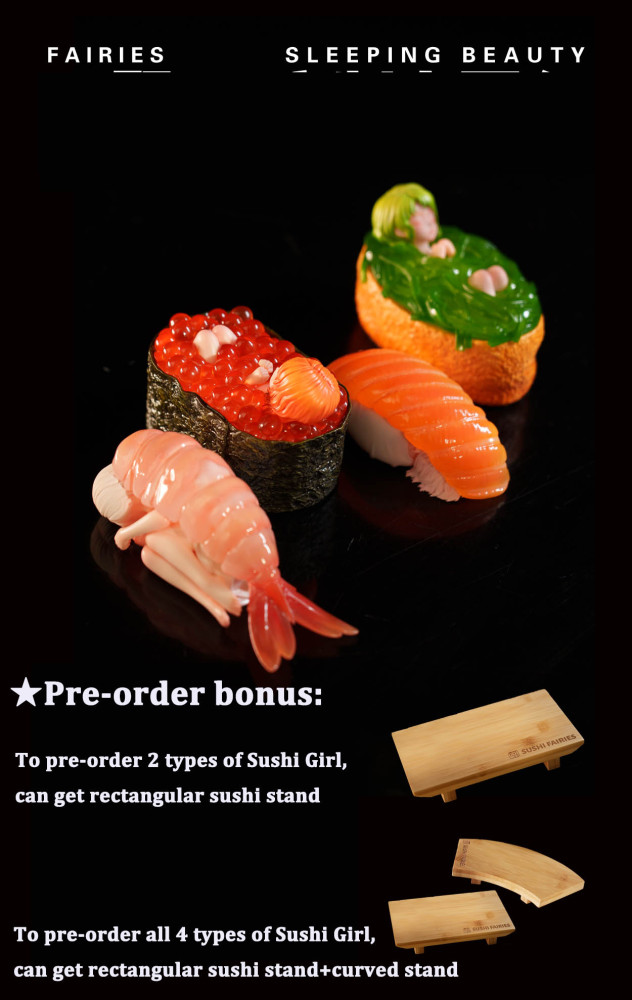 (Pre-order)WeArtDoing Sleeping Beauty-Sushi Fairies-Sweet Shrimp Statue