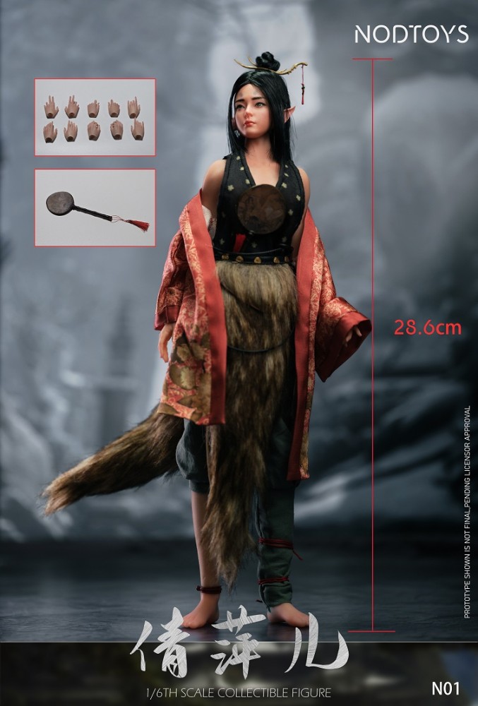 (Pre-order)NODTOYS NOD-N01 1/6 Silicone Mobile Doll Fox Fairy - Qianping'er
