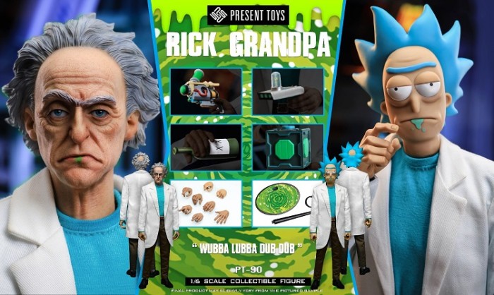 (Pre-order)Present Toys 1/6 Rick Grandpa Realistic Figure PT-SP90