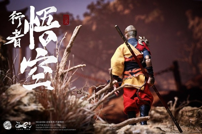(Pre-order)LONG TIAN 1/12 Ancient Splendors-Ascetic Wukong 6 Inch Movable Figure GH004