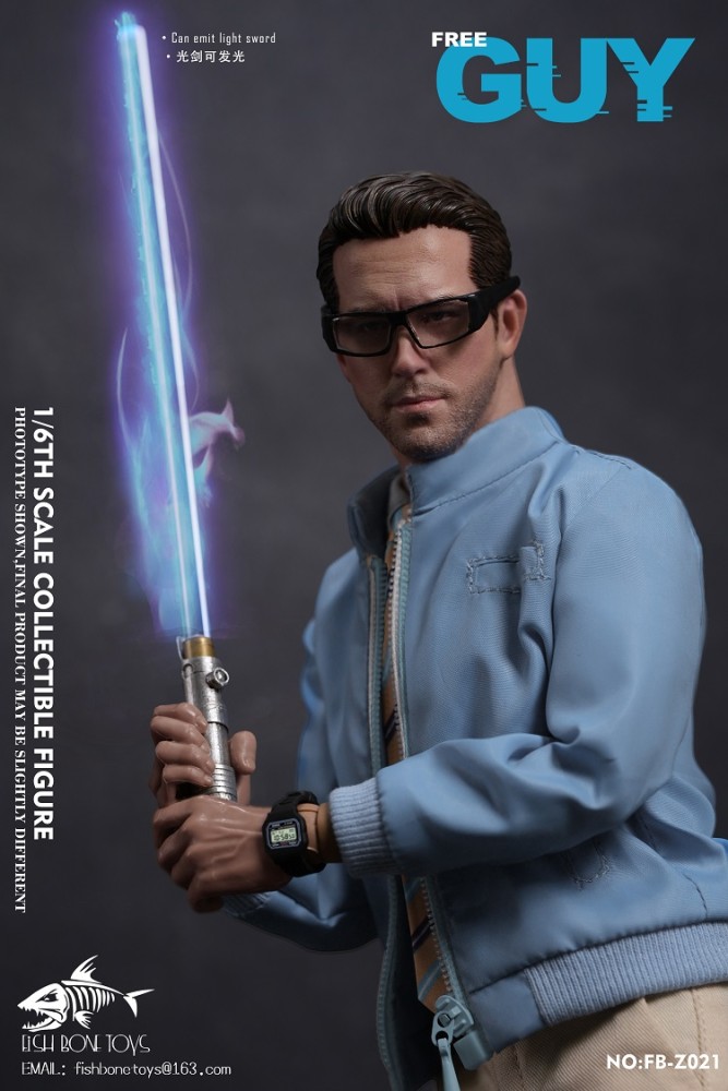 (Pre-order)FISH BONE TOYS 1/6 Out of control NPC FREE GUY Movable Figure FB-Z021