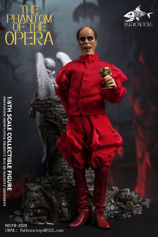 (Pre-order)FISH BONE TOYS 1/6 Opera Ghost Shadow  Movable Figure FB-Z020