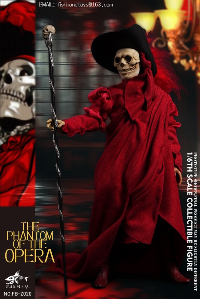 (Pre-order)FISH BONE TOYS 1/6 Opera Ghost Shadow  Movable Figure FB-Z020