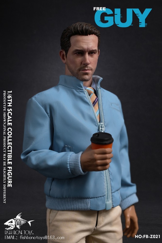(Pre-order)FISH BONE TOYS 1/6 Out of control NPC FREE GUY Movable Figure FB-Z021