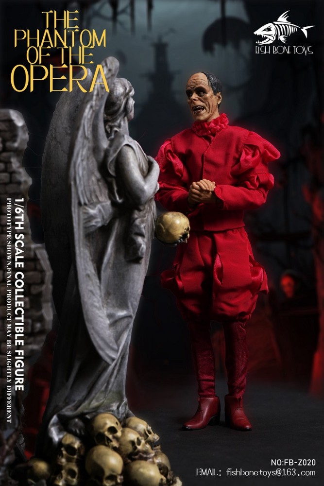 (Pre-order)FISH BONE TOYS 1/6 Opera Ghost Shadow  Movable Figure FB-Z020