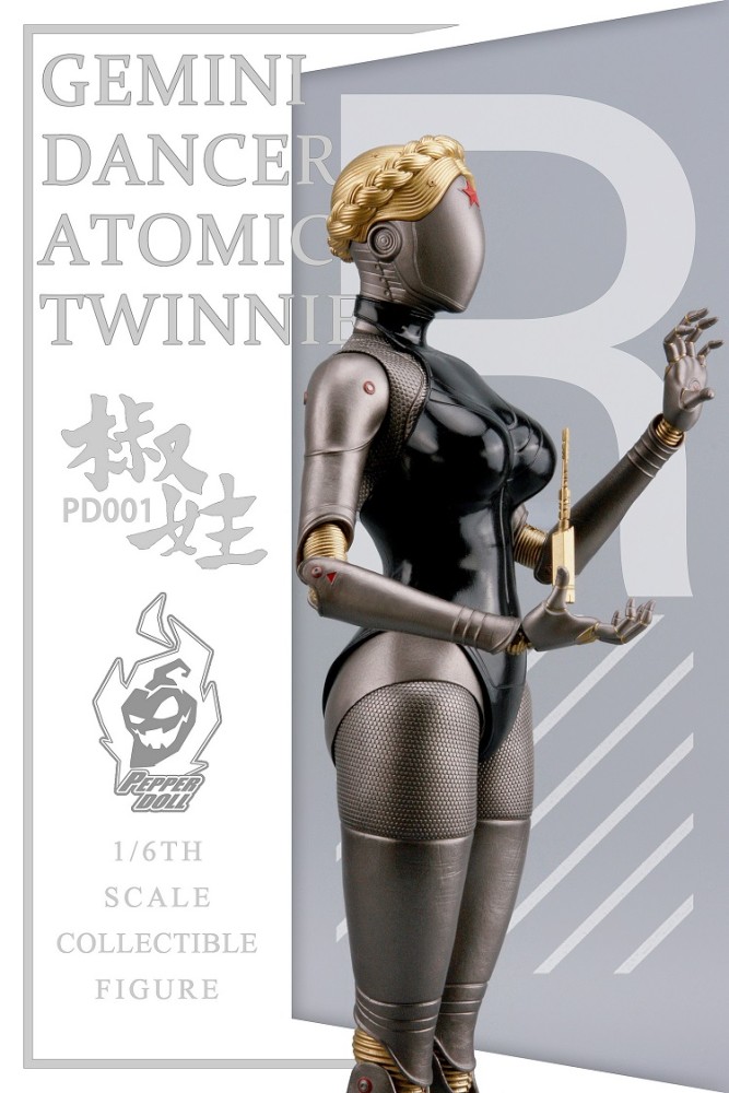 (Pre-order)Pepper Doll 1/6 Gemini Dancer&Atomic Twinnie Set Movable Figure PD001