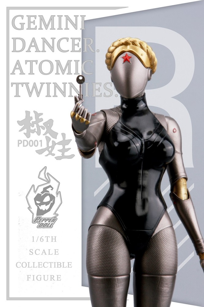 (Pre-order)Pepper Doll 1/6 Gemini Dancer&Atomic Twinnie Set Movable Figure PD001