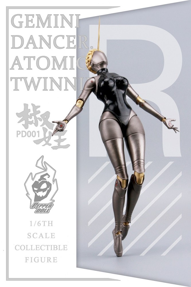 (Pre-order)Pepper Doll 1/6 Gemini Dancer&Atomic Twinnie Set Movable Figure PD001