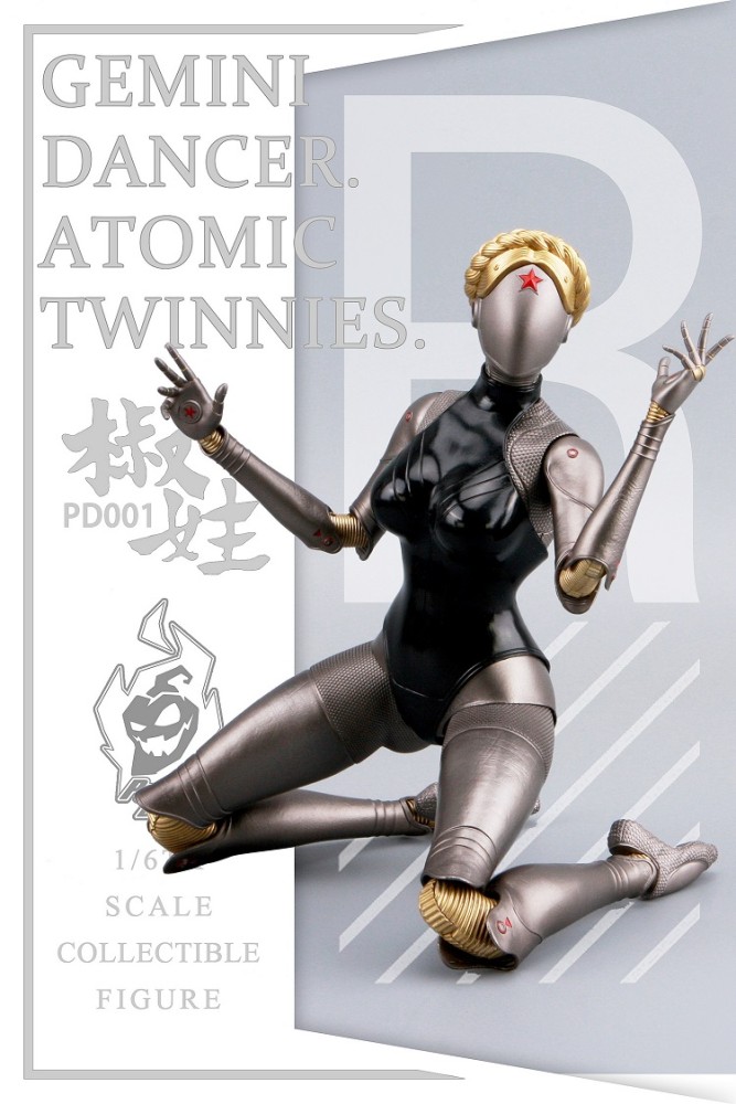 (Pre-order)Pepper Doll 1/6 Gemini Dancer&Atomic Twinnie Set Movable Figure PD001