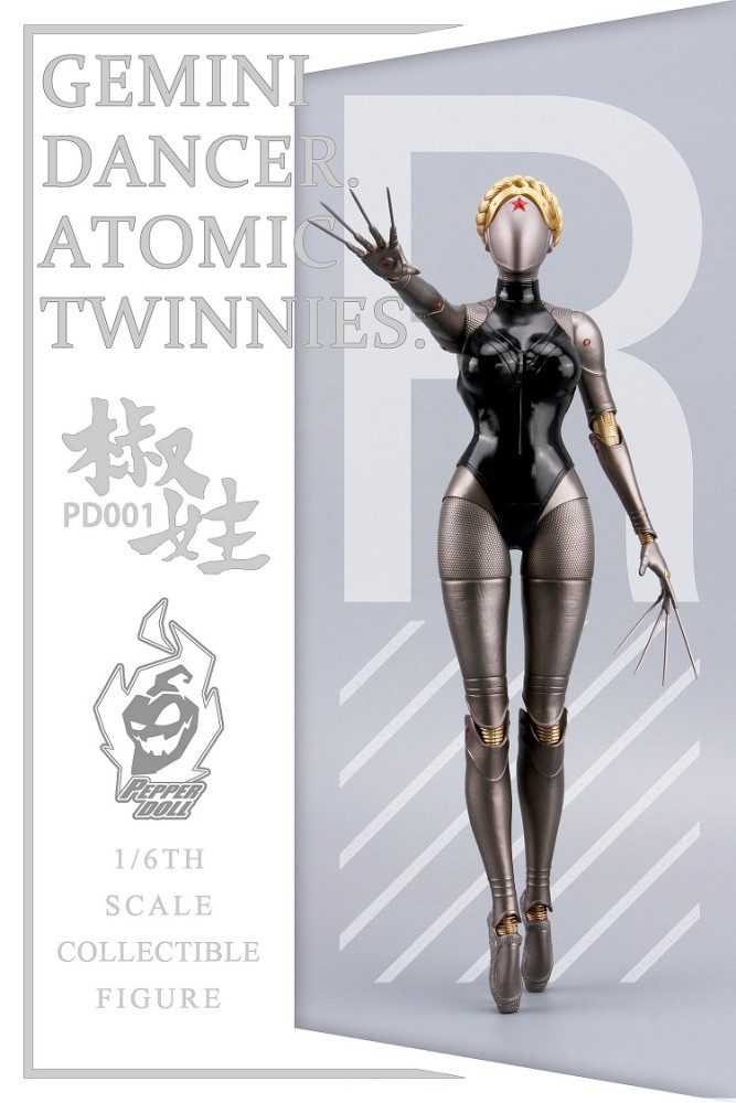 (Pre-order)Pepper Doll 1/6 Gemini Dancer&Atomic Twinnie Set Movable Figure PD001