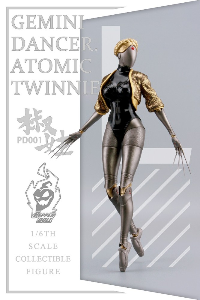 (Pre-order)Pepper Doll 1/6 Gemini Dancer&Atomic Twinnie Set Movable Figure PD001