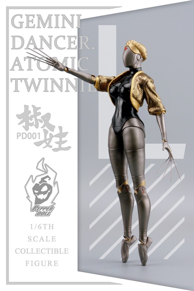(Pre-order)Pepper Doll 1/6 Gemini Dancer&Atomic Twinnie Set Movable Figure PD001