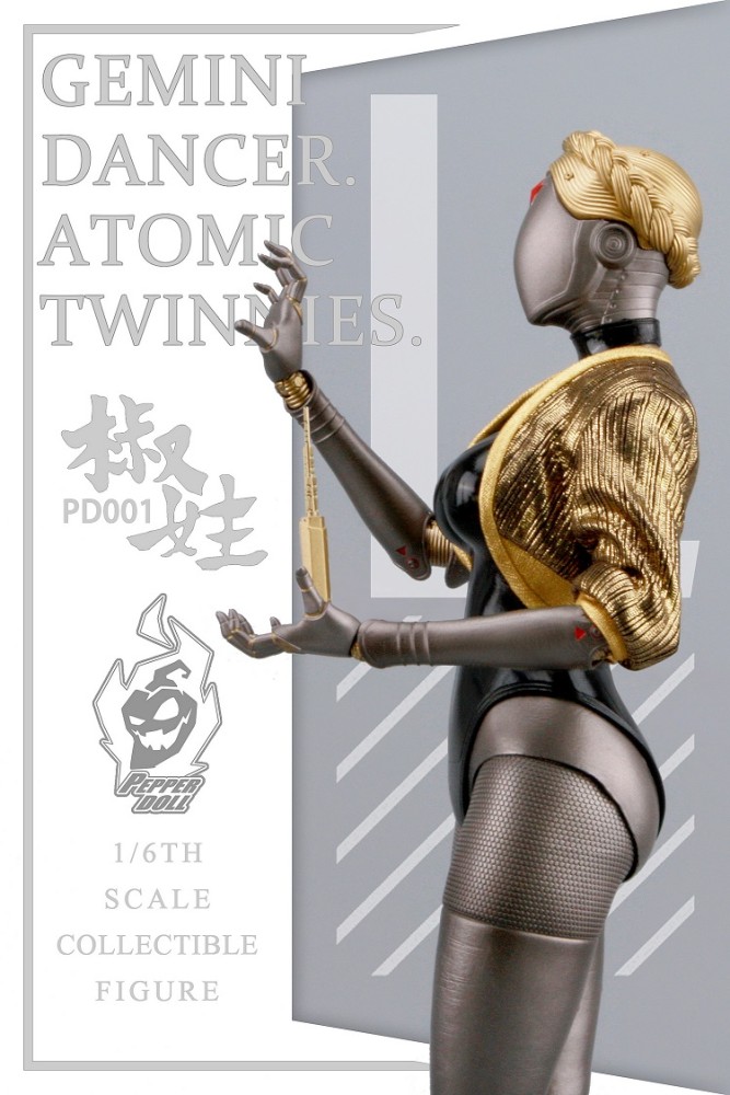(Pre-order)Pepper Doll 1/6 Gemini Dancer&Atomic Twinnie Set Movable Figure PD001