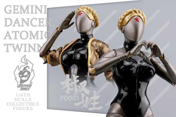 (Pre-order)Pepper Doll 1/6 Gemini Dancer&Atomic Twinnie Set Movable Figure PD001