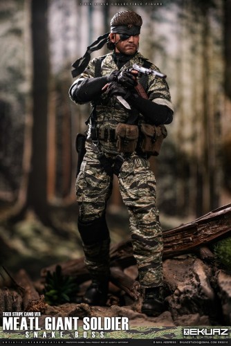 (Pre-order)EKUAZ STUDIO EKS010 1/6 MEATL GIANT SOLDIER SNAKE BOSS TIGER STRIPE CAMO VER REALISTIC FIGURE