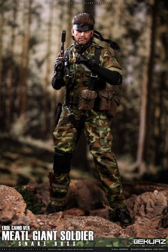 (Pre-order)EKUAZ STUDIO EKS011 1/6 MEATL GIANT SOLDIER SNAKE BOSS ERDL CAMO VERREALISTIC FIGURE