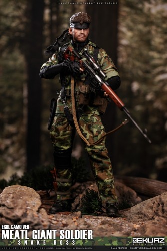 (Pre-order)EKUAZ STUDIO EKS011 1/6 MEATL GIANT SOLDIER SNAKE BOSS ERDL CAMO VERREALISTIC FIGURE