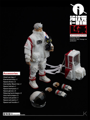 (Pre-order)I-Dimension 1/12 Interstellar Traveler 6 Inch Action Figure IDIM0001