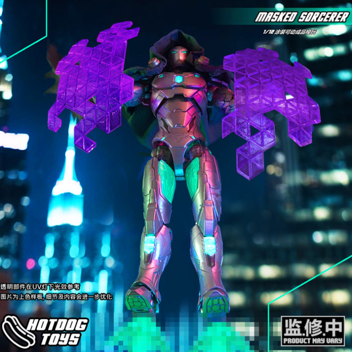 (Pre-order)HOTDOG TOYS 1/12 Masked Sorcerer Energy Blade 6 Inch Movable Figure