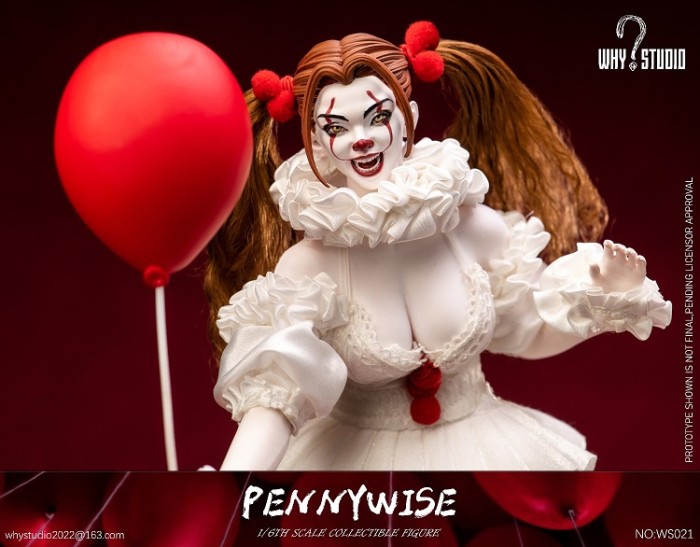 (Pre-order)WHY STUDIO Resurrection Female Clown Pennywise Realistic Figure WS021