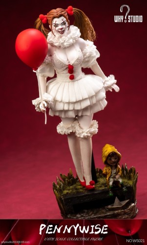 (Pre-order)WHY STUDIO Resurrection Female Clown Pennywise Realistic Figure WS021