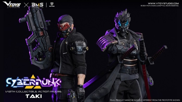 (Pre-order)V Toys xBMS 1/12 Cyberpunk Taki 6 Inch Movable Figure VSD010