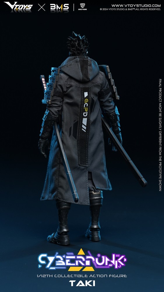 (Pre-order)V Toys xBMS 1/12 Cyberpunk Taki 6 Inch Movable Figure VSD010