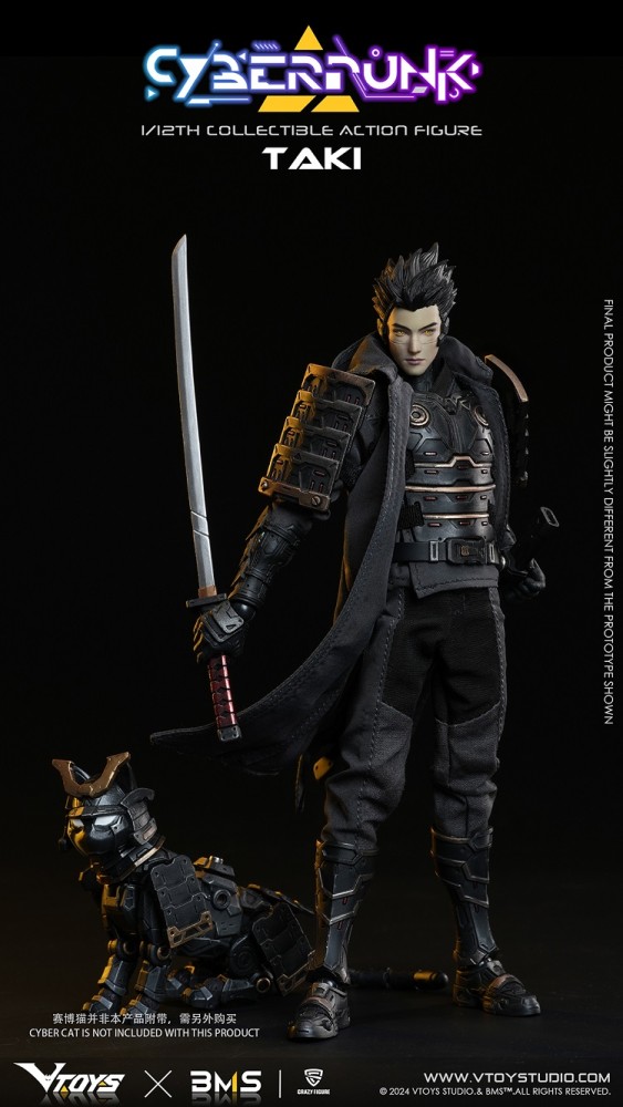 (Pre-order)V Toys xBMS 1/12 Cyberpunk Taki 6 Inch Movable Figure VSD010