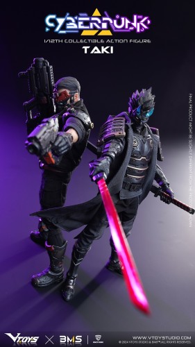 (Pre-order)V Toys xBMS 1/12 Cyberpunk Taki 6 Inch Movable Figure VSD010