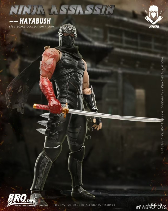 (Pre-order)Brotoys 1/12 Ninja Assassin - Falcon 6 Inch Movable Figure LR010