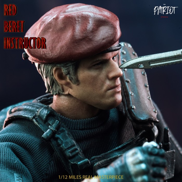 (In Stock)Patriot Studio Jack Krauser 1/12 Red Beret Instructor Type-A Movable Figure