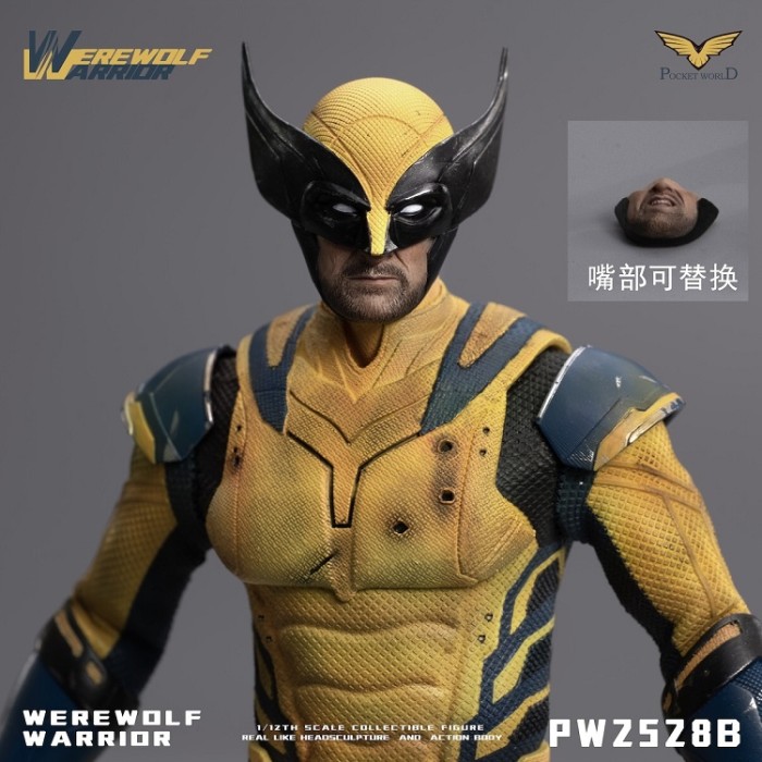 (Pre-order)PW Toys 1/12 WEREWOLF WARRIOR Regular/Damaged Version PW2528