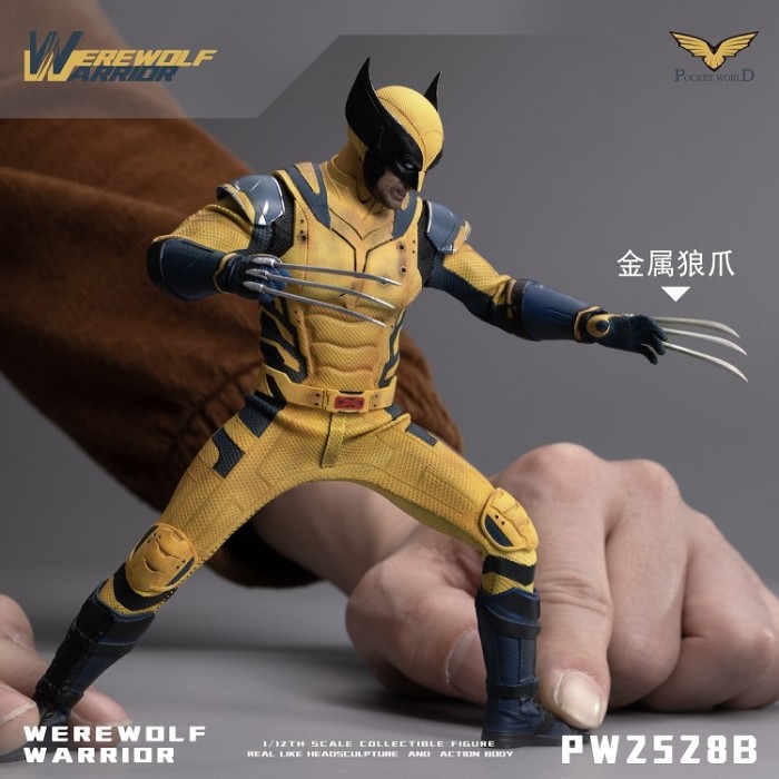 (Pre-order)PW Toys 1/12 WEREWOLF WARRIOR Regular/Damaged Version PW2528