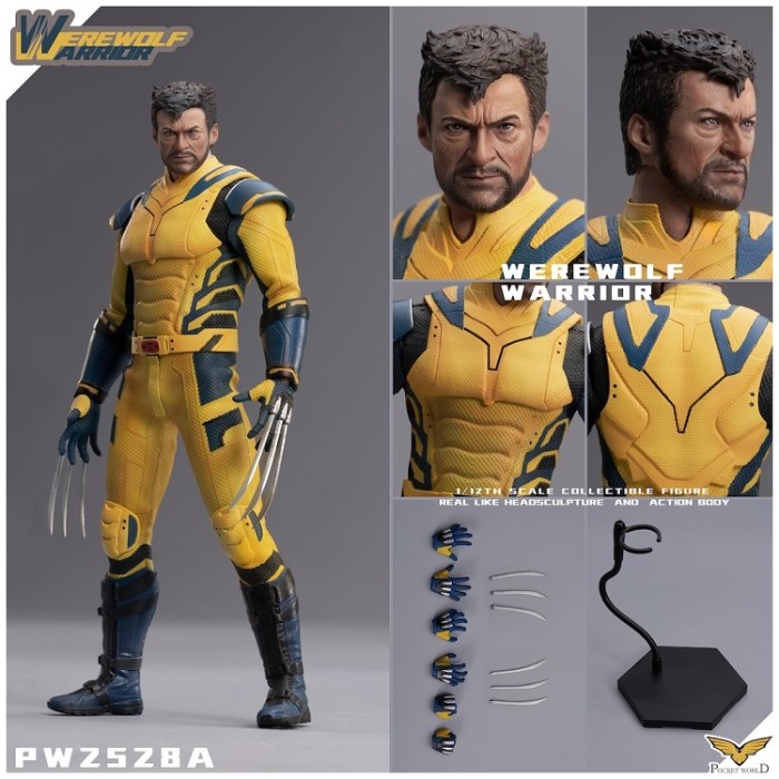 (Pre-order)PW Toys 1/12 WEREWOLF WARRIOR Regular/Damaged Version PW2528
