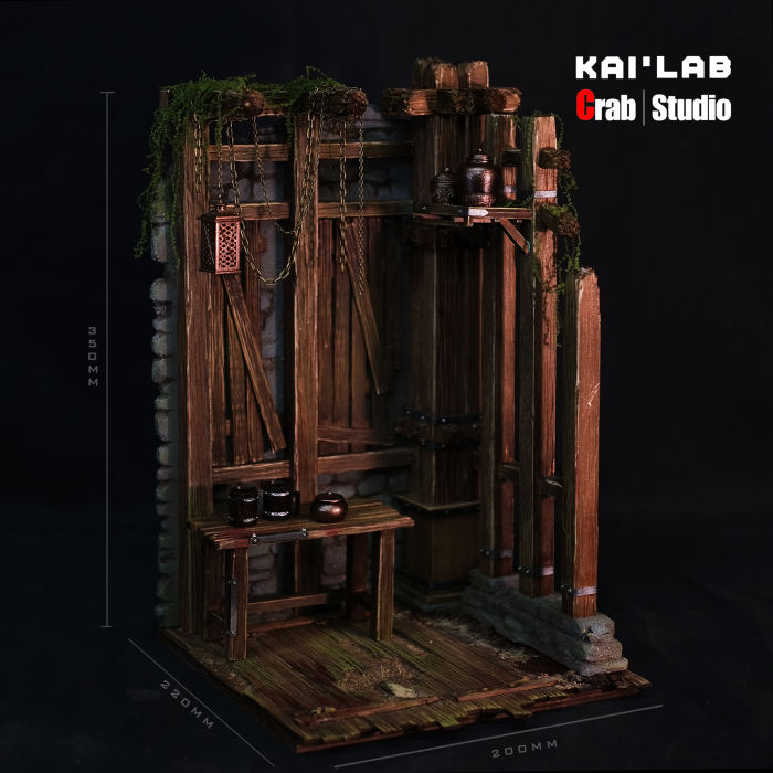 (Pre-order)Crab Studio x Kai Lab 1/12 Darkest Dungeon Themed Miniature Scene