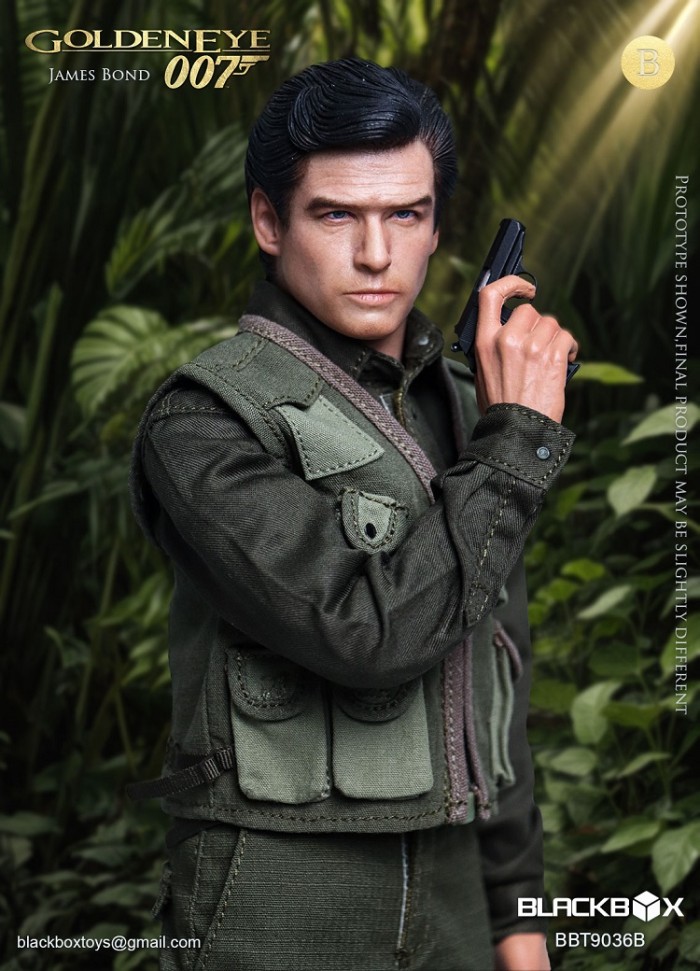(Pre-order)BLACKBOXTOYS 1/6 007 GOLD EYES Realistic Figure BBT9036B