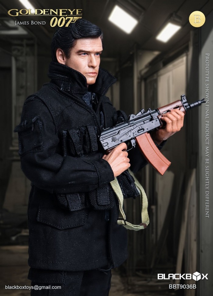 (Pre-order)BLACKBOXTOYS 1/6 007 GOLD EYES Realistic Figure BBT9036B
