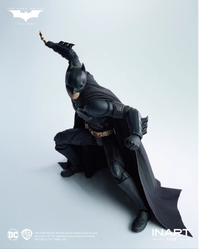 (Pre-order)QueenStudios INART -  1/12 Batman: The Dark Knight Rises  Batman Standard Version & Deluxe Version 6 Inch Collectible Figure HG-M0001