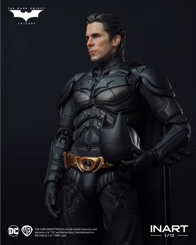 (Pre-order)QueenStudios INART -  1/12 Batman: The Dark Knight Rises  Batman Standard Version & Deluxe Version 6 Inch Collectible Figure HG-M0001