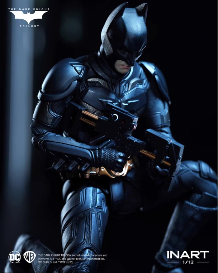 (Pre-order)QueenStudios INART -  1/12 Batman: The Dark Knight Rises  Batman Standard Version & Deluxe Version 6 Inch Collectible Figure HG-M0001