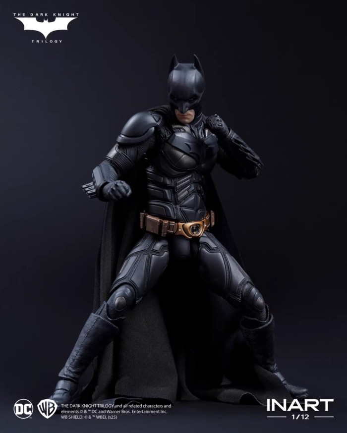 (Pre-order)QueenStudios INART -  1/12 Batman: The Dark Knight Rises  Batman Standard Version & Deluxe Version 6 Inch Collectible Figure HG-M0001