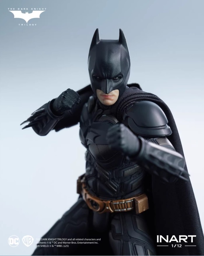 (Pre-order)QueenStudios INART -  1/12 Batman: The Dark Knight Rises  Batman Standard Version & Deluxe Version 6 Inch Collectible Figure HG-M0001