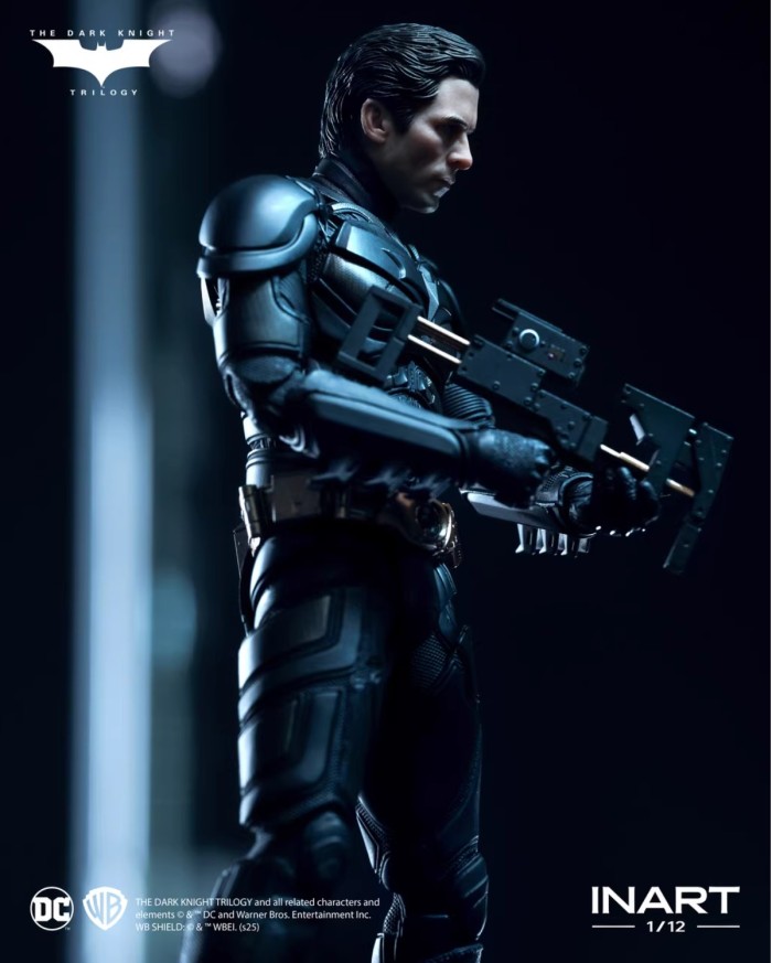 (Pre-order)QueenStudios INART -  1/12 Batman: The Dark Knight Rises  Batman Standard Version & Deluxe Version 6 Inch Collectible Figure HG-M0001