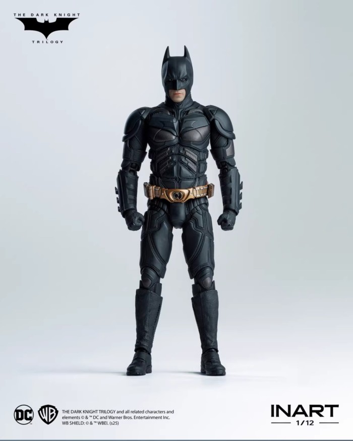 (Pre-order)QueenStudios INART -  1/12 Batman: The Dark Knight Rises  Batman Standard Version & Deluxe Version 6 Inch Collectible Figure HG-M0001