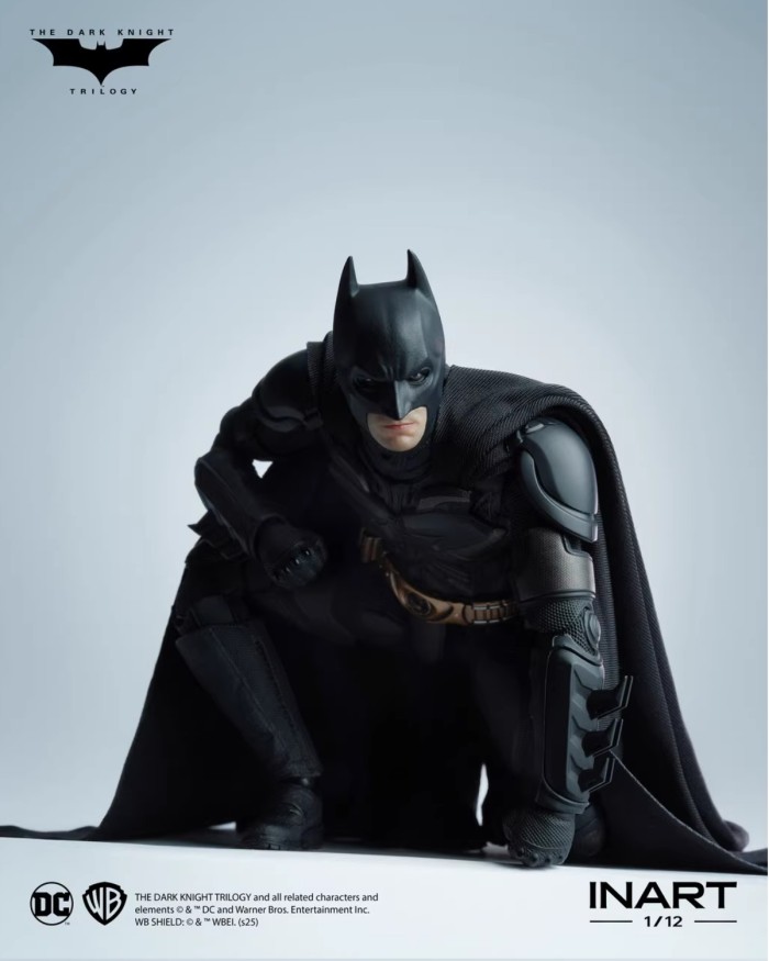 (Pre-order)QueenStudios INART -  1/12 Batman: The Dark Knight Rises  Batman Standard Version & Deluxe Version 6 Inch Collectible Figure HG-M0001