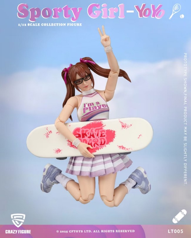 (Pre-order)CFTOYS 1/12 Sporty Girl-YoYo Crazy Figure LT005