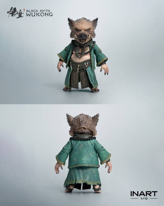 (Pre-order)QueenStudios INART -  Black Myth Wukong 1/12 Zhu Bajie 6 Inch Collectible Figure MAG-G0001