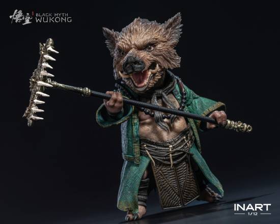 (Pre-order)QueenStudios INART -  Black Myth Wukong 1/12 Zhu Bajie 6 Inch Collectible Figure MAG-G0001