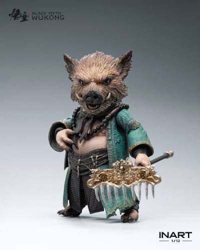 (Pre-order)QueenStudios INART -  Black Myth Wukong 1/12 Zhu Bajie 6 Inch Collectible Figure MAG-G0001