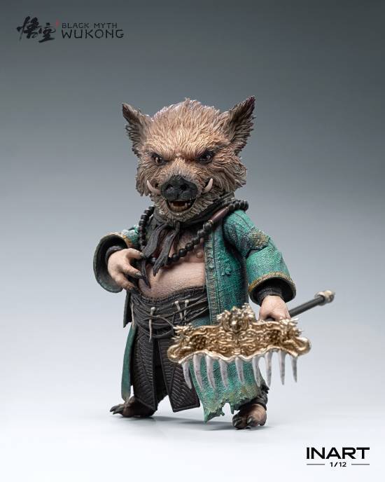 (Pre-order)QueenStudios INART -  Black Myth Wukong 1/12 Zhu Bajie 6 Inch Collectible Figure MAG-G0001